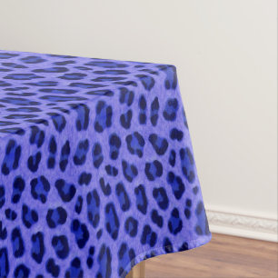 Nappe Motif de peau Poster de animal Lavender Blue Leopa