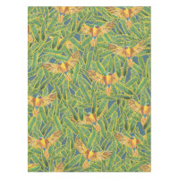 Motif de perroquet Feuille vert tropical