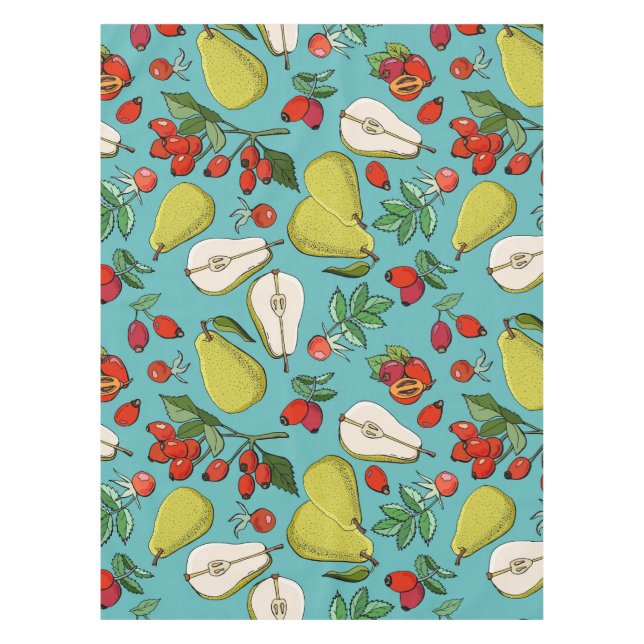 Nappe Motif De Poires Et Berries (Devant)