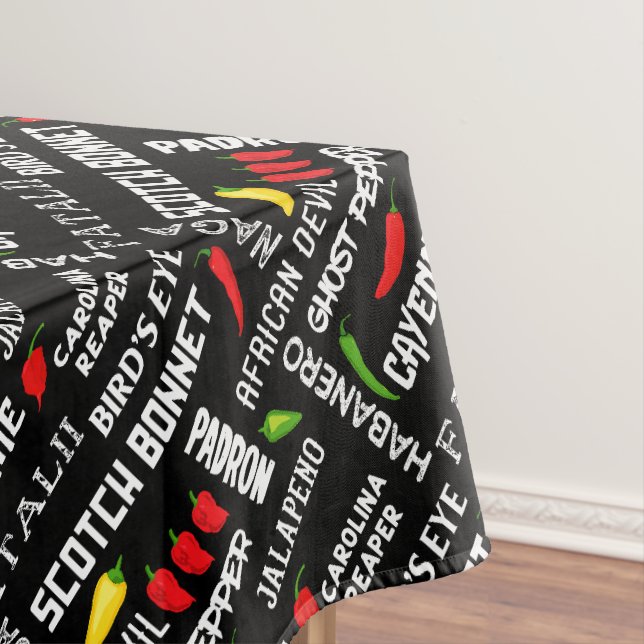Nappe Motif de poivre chili épicé | Chillies chaudes (In Situ)