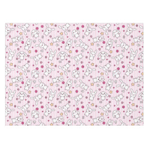 Nappe motif de rayures de kawaii