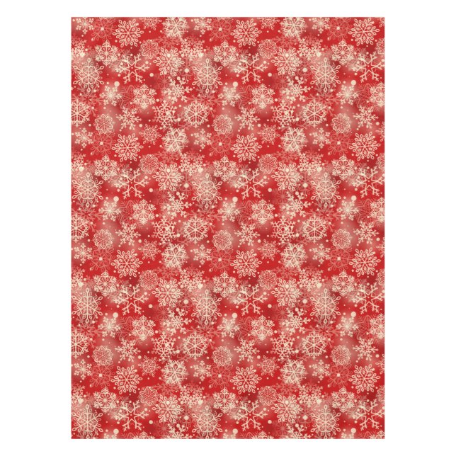 Nappe Motif de snowflakes (Devant)