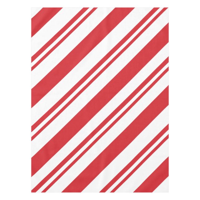 Nappe Motif de sucre de canne de Noël (Devant)