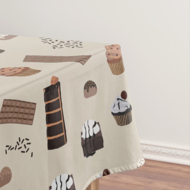 Nappe Motif de thème chocolat (In Situ)
