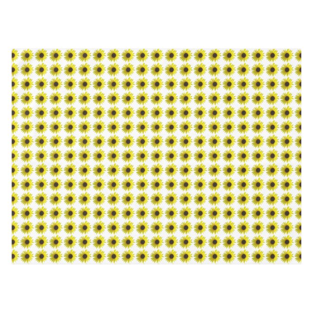 Nappe Motif de tournesol de soleil (Devant (Horizontal))