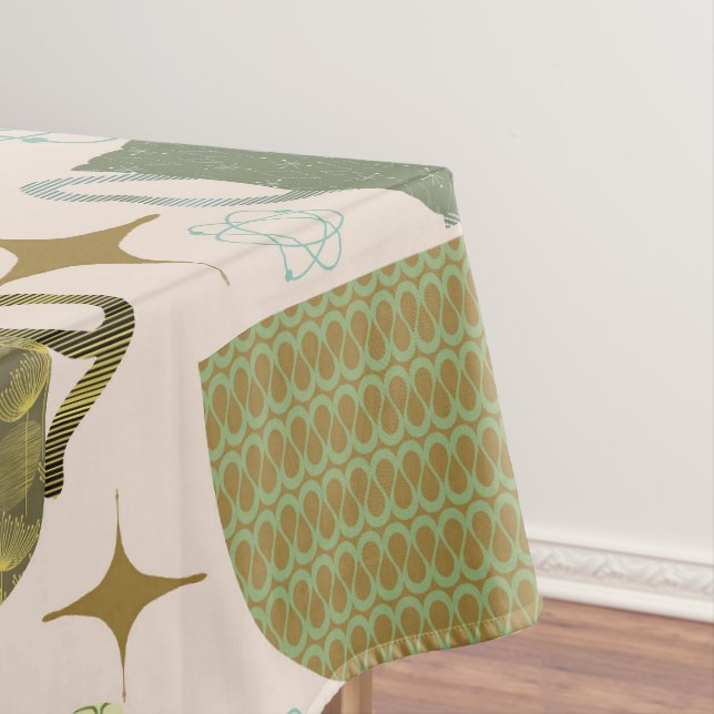 Nappe Motif d'enseignement du milieu du siècle (In Situ)