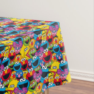 Nappe Motif d'équipage de la rue Sesame