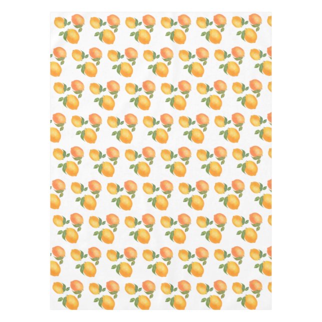 Nappe motif des citrons jaunes de Sukkot (Devant)