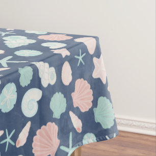 Nappe motif des coquillages