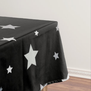 Nappe Motif des étoiles d'argent mignonnes Toute coule