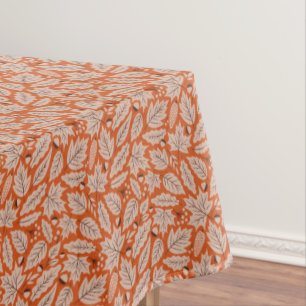 Nappe Motif des feuilles d'automne et des araignées oran