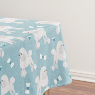 Nappe Motif des nouilles et des vaches blanches