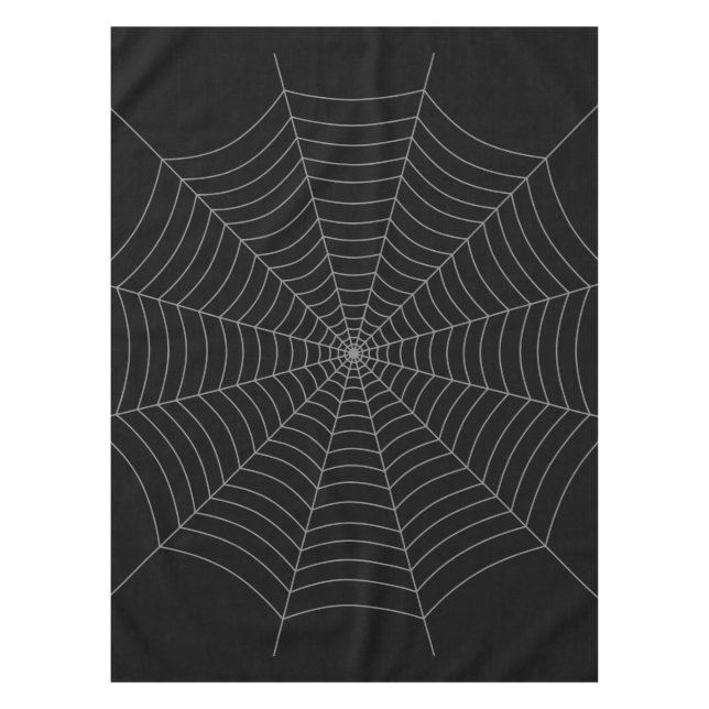 Nappe Motif d'Halloween gris noir (Devant)
