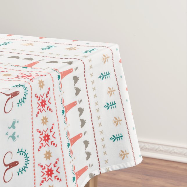 Nappe Motif d'hiver léger nordique (In Situ)