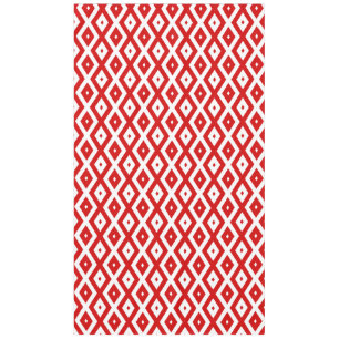 Nappe Motif diamant rouge et blanc