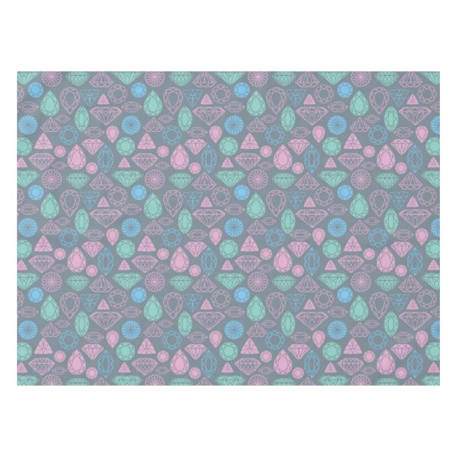 Nappe Motif d'icône de pierre gemme (Devant (Horizontal))