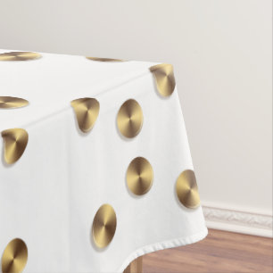 Nappe Motif d'or de cercles