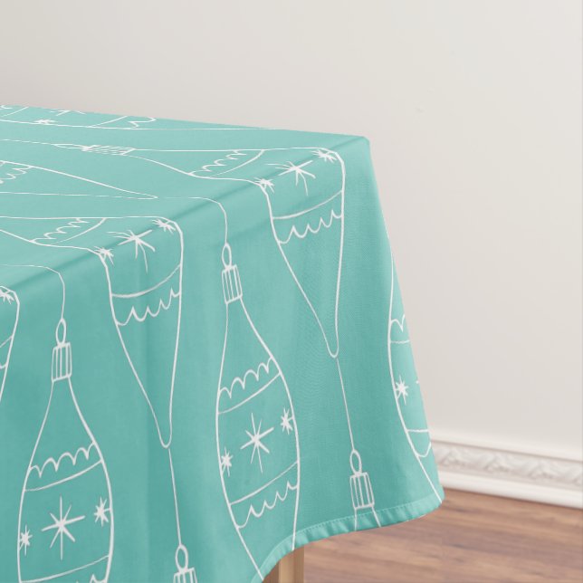 Nappe Motif d'ornement moderne rétro du milieu du siècle (In Situ)
