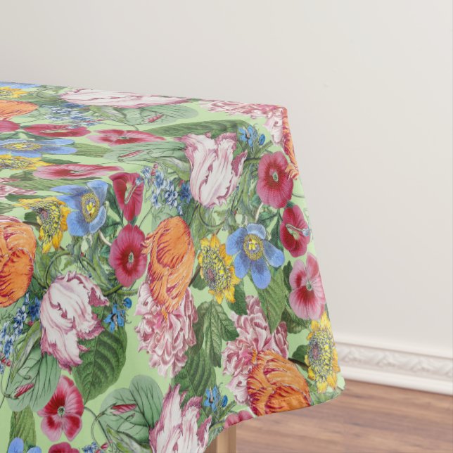 Nappe Motif du jardin des fleurs printanières (In Situ)