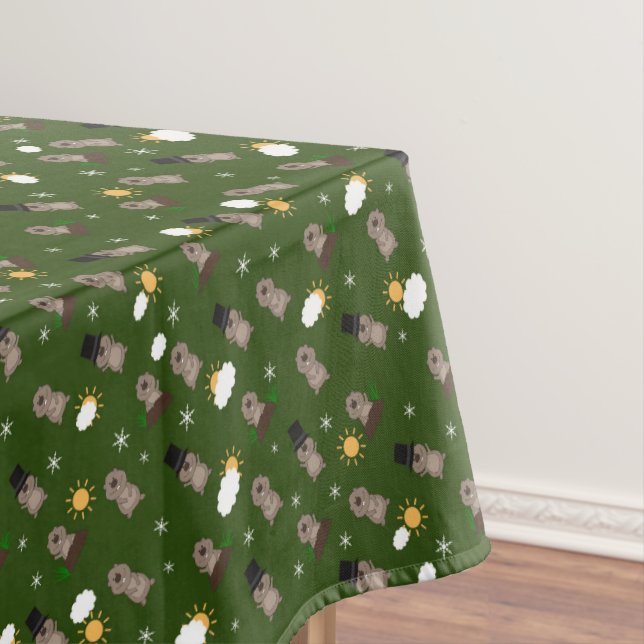 Nappe Motif du jour de la marmotte (In Situ)