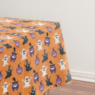 Nappe Motif effrayant d'Halloween sur un