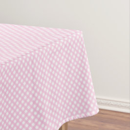Nappe Motif En vichy rose doux