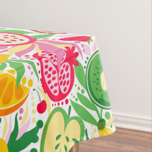 Nappe Motif estival aquarelle de fruits tropicaux