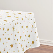 Motif étoilé moderne Mariage or blanc moderne