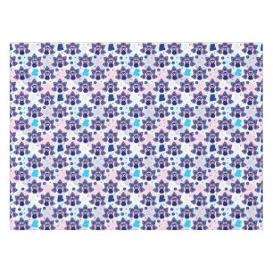Nappe motif exotique de paon de l'Inde
