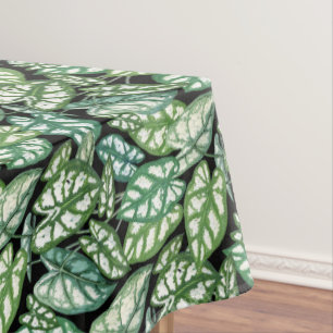 Nappe Motif Feuille vert tropical
