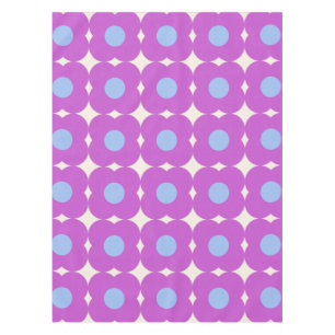 Nappe Motif Fleur Mocal Rétro
