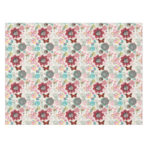 Nappe Motif floral dans le rétro style 5