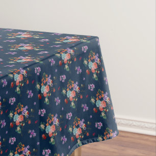 Nappe Motif floral de bouquet rose