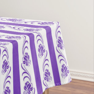 Nappe Motif floral de rayures