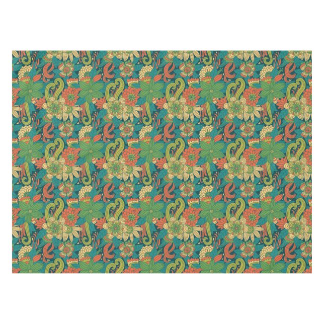 Nappe Motif floral d'été (Devant (Horizontal))