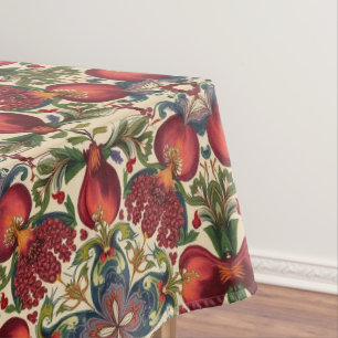 Nappe Motif floral grenade de William Morris Fruit