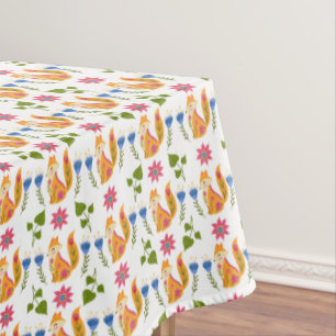 Nappe Motif floral rusé assez en pastel