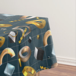 Nappe Motif géométrique 3D