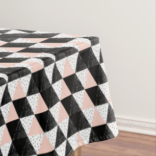 Nappe Motif géométrique de triangle tirée par la main