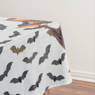 Nappe Motif Halloween d'une volée de chauves-souris vamp