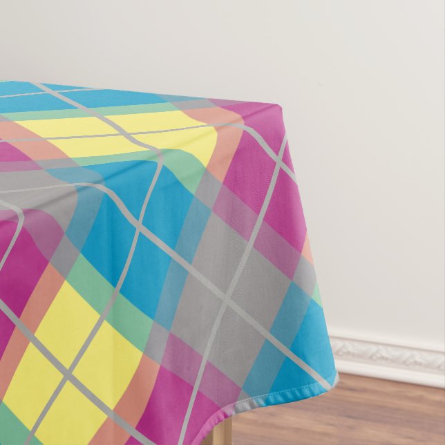 Nappe Motif jaune bleu violet (In Situ)