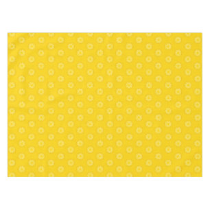Nappe Motif jaune de tranches d'ananas