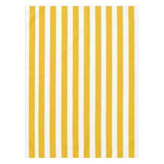 Nappe Motif jaune et blanc de rayures