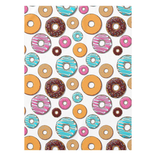 Nappe Motif lunatique de beignet lumineux (Devant)