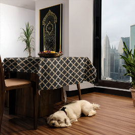 Nappe Motif marocain Noir & Or