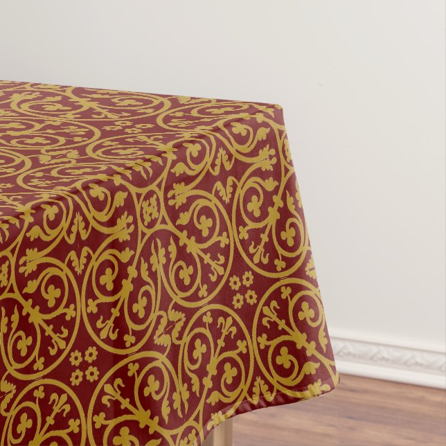 Nappe Motif médiéval du XIIIe siècle (In Situ)