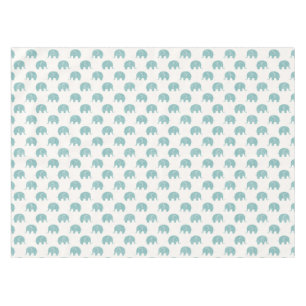 Nappe Motif mignon turquoise d'éléphant