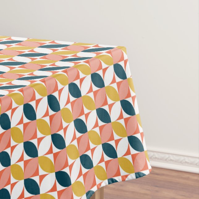 Nappe Motif moderne de feuille de la moitié du siècle (In Situ)