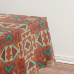 Nappe Motif mosaïque tendance de tribu indienne amérindi