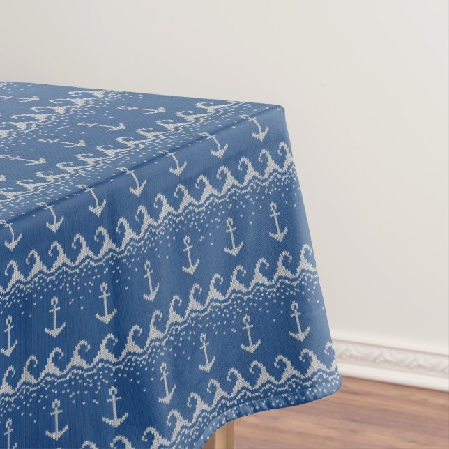 Nappe Motif nautique de Knit (In Situ)